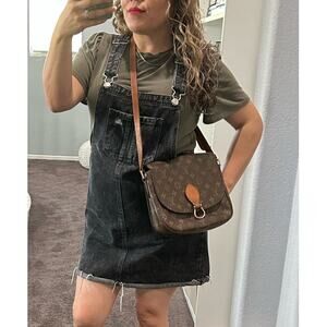 Louis Vuitton Vintage Saint Cloud Monogram GM Crossbody Bag (60s-80s)